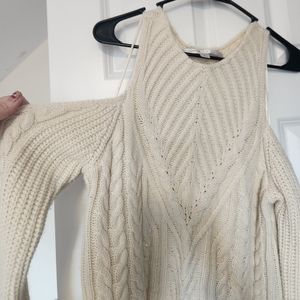 Off shoulder sweater
